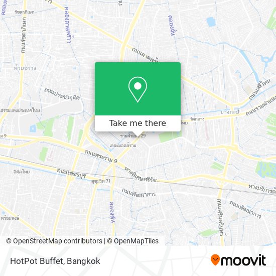 HotPot Buffet map