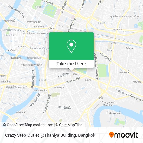 Crazy Step Outlet @Thaniya Building map