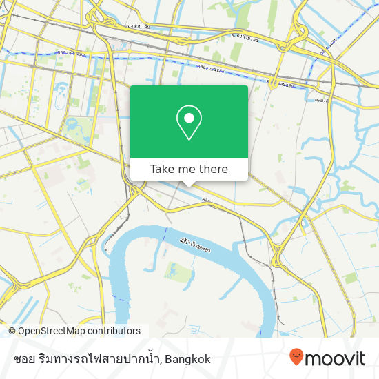 ซอย ริมทางรถไฟสายปากน้ำ map