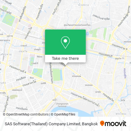 SAS Software(Thailand) Company Limited map