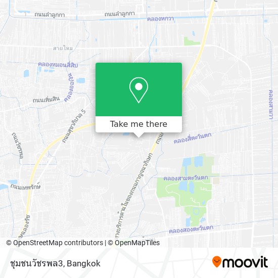 ชุมชนวัชรพล3 map