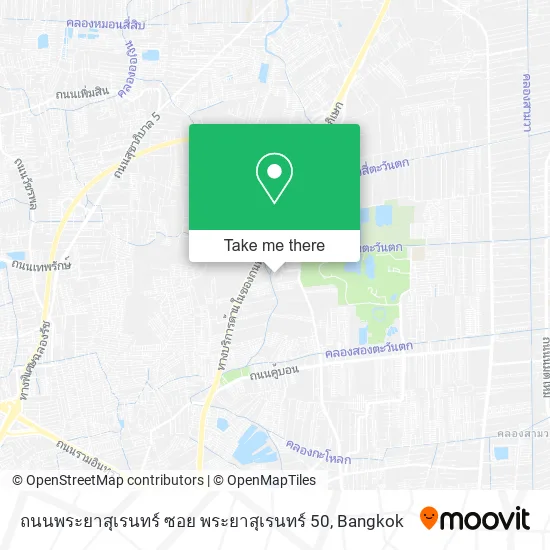 ถนนพระยาสุเรนทร์ ซอย พระยาสุเรนทร์ 50 map