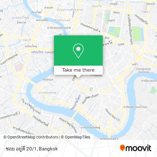 ซอย อยู่ดี 20/1 map