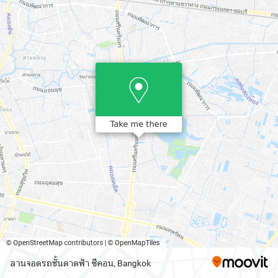 ลานจอดรถชั้นดาดฟ้า ซีคอน map