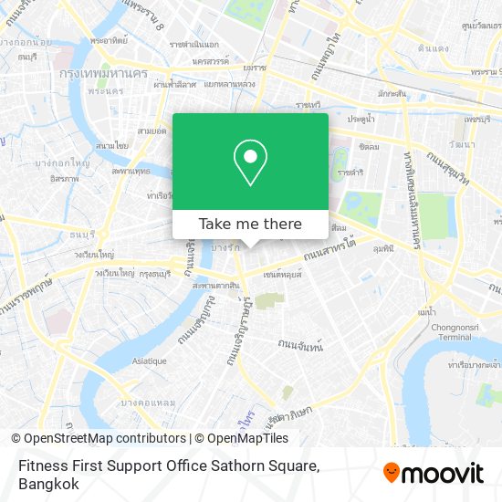 Fitness First Support Office Sathorn Square map
