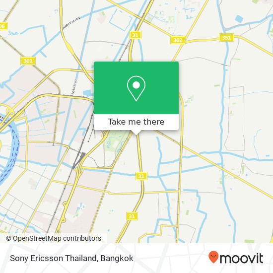 Sony Ericsson Thailand map