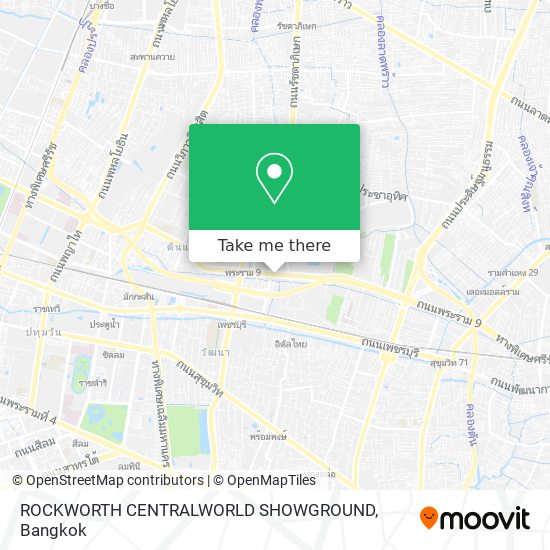 ROCKWORTH CENTRALWORLD SHOWGROUND map