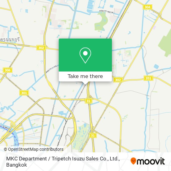 MKC Department / Tripetch Isuzu Sales Co., Ltd. map