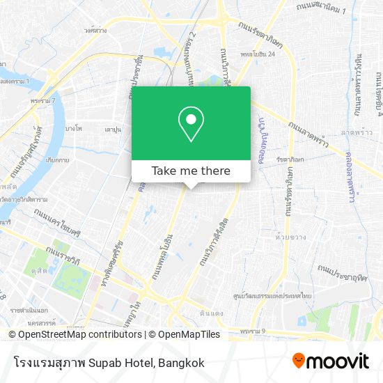 โรงแรมสุภาพ Supab Hotel map