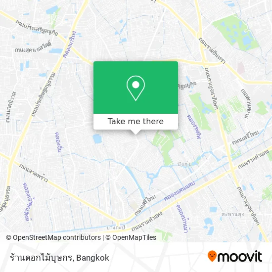 ร้านดอกไม้บุษกร map