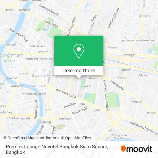 Premier Lounge Novotel Bangkok Siam Square map