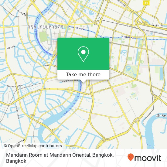 Mandarin Room at Mandarin Oriental, Bangkok map