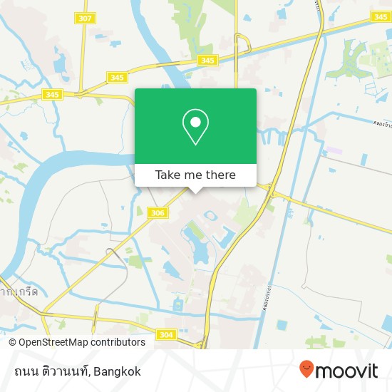 ถนน ติวานนท์ map