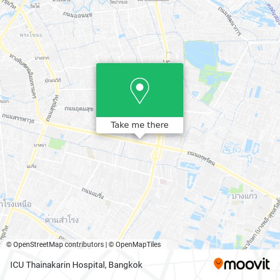 ICU Thainakarin Hospital map