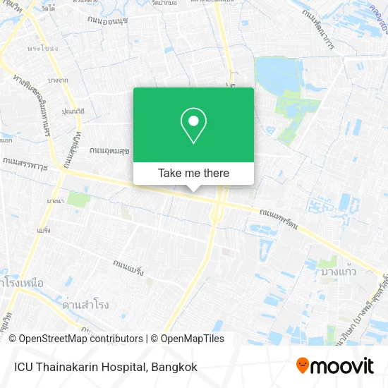 ICU Thainakarin Hospital map