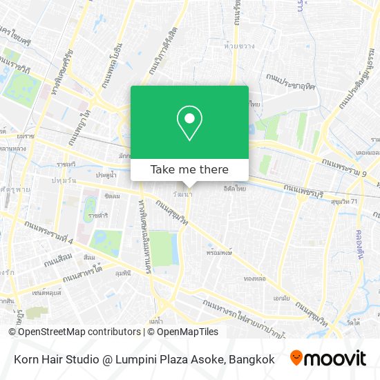 Korn Hair Studio @ Lumpini Plaza Asoke map
