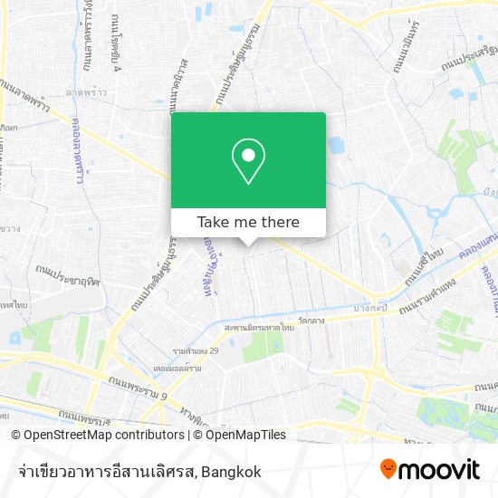 จ่าเขียวอาหารอีสานเลิศรส map