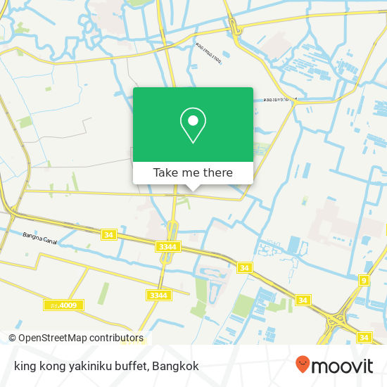 king kong yakiniku buffet map