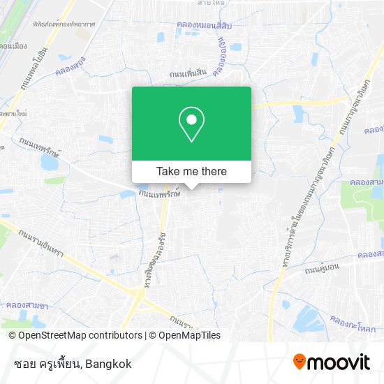ซอย ครูเพี้ยน map