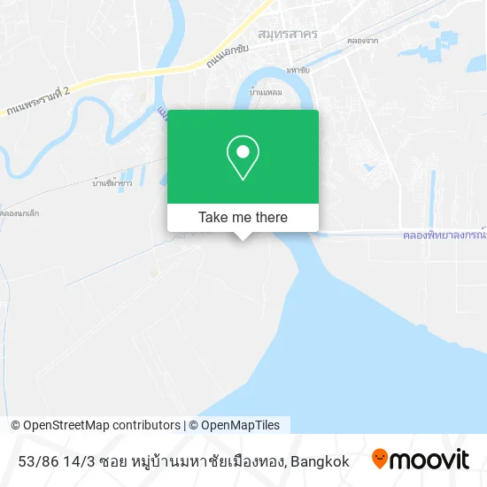 53 / 86 14 / 3 ซอย หมู่บ้านมหาชัยเมืองทอง map