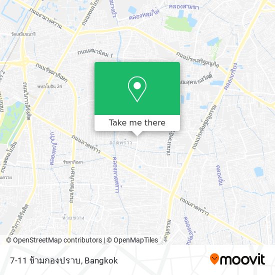 7-11 ข้ามกองปราบ map