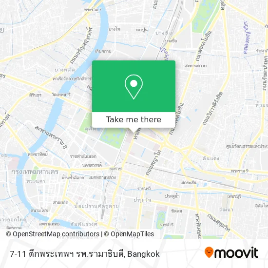 7-11 ตึกพระเทพฯ รพ.รามาธิบดี map