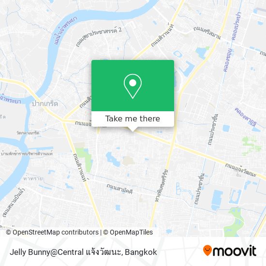 Jelly Bunny@Central แจ้งวัฒนะ map