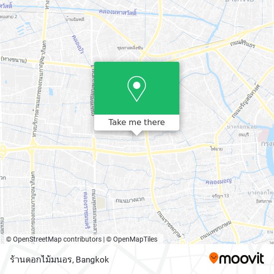 ร้านดอกไม้มนอร map