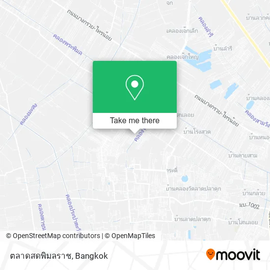 ตลาดสดพิมลราช map