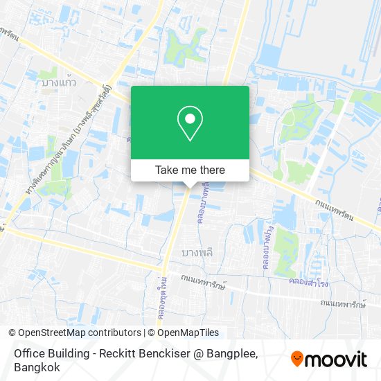 Office Building - Reckitt Benckiser @ Bangplee map