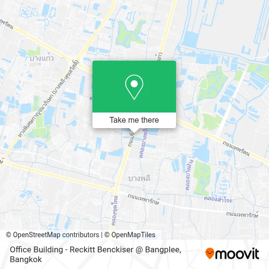 Office Building - Reckitt Benckiser @ Bangplee map