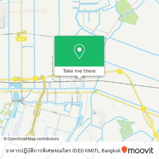 อาคารปฎิบัติการพิเศษจอมไตร ID.ED KMITL map