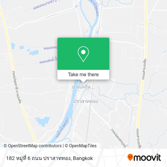 182 หมู่ที่ 6 ถนน ปราสาททอง map