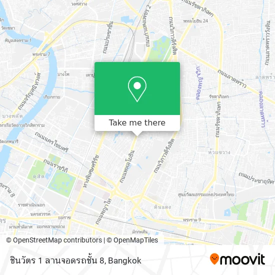 ชินวัตร 1 ลานจอดรถชั้น  8 map