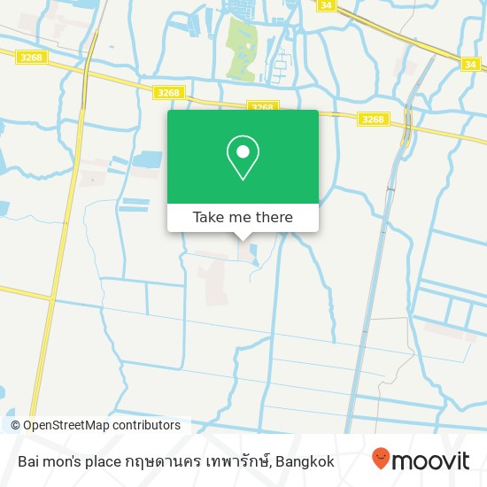 Bai mon's place กฤษดานคร เทพารักษ์ map