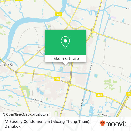 M Soceity Condomenium (Muang Thong Thani) map