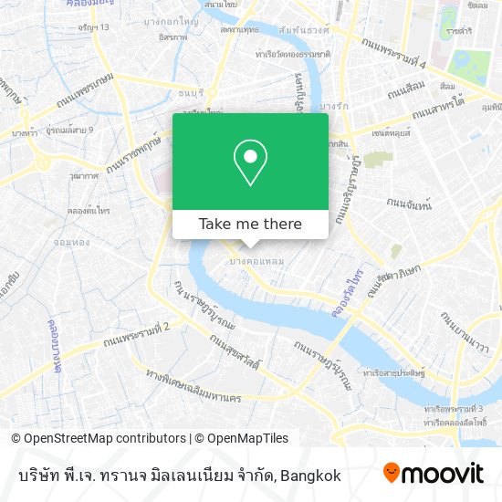 บริษัท พี.เจ. ทรานจ มิลเลนเนียม จำกัด map