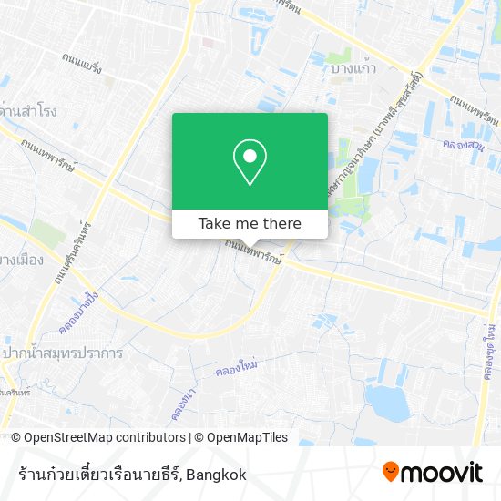 ร้านก๋วยเตี๋ยวเรือนายธีร์ map