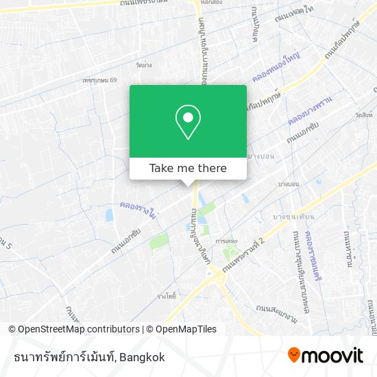 ธนาทรัพย์การ์เม้นท์ map