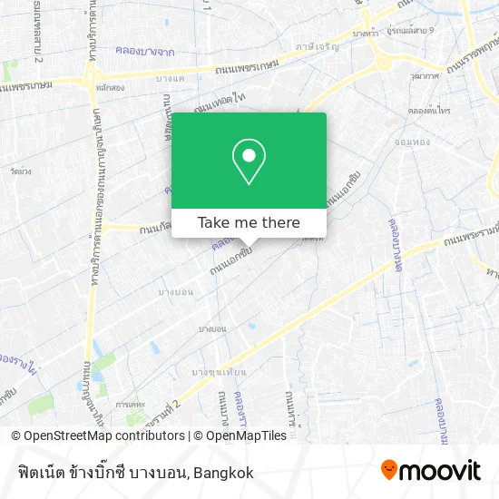 ฟิตเน็ต ข้างบิ๊กซี บางบอน map