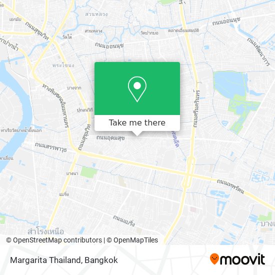 Margarita Thailand map