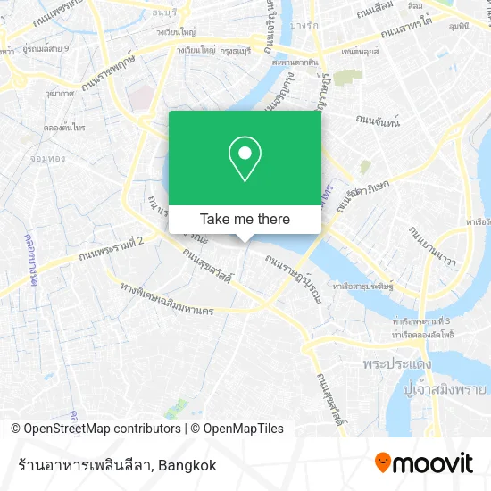 ร้านอาหารเพลินลีลา map