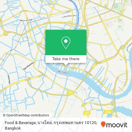 Food & Beverage, บางโคล่, กรุงเทพมหานคร 10120 map