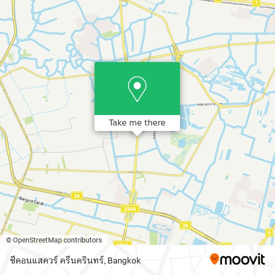 ซีคอนแสควร์ ครีนครินทร์ map