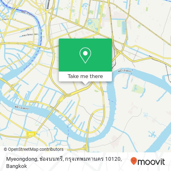 Myeongdong, ช่องนนทรี, กรุงเทพมหานคร 10120 map