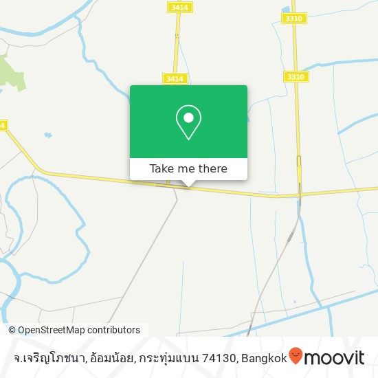 จ.เจริญโภชนา, อ้อมน้อย, กระทุ่มแบน 74130 map