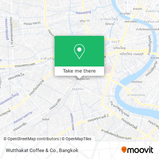 Wutthakat Coffee & Co. map