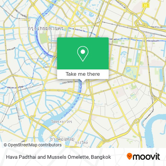 Hava Padthai and Mussels Omelette map