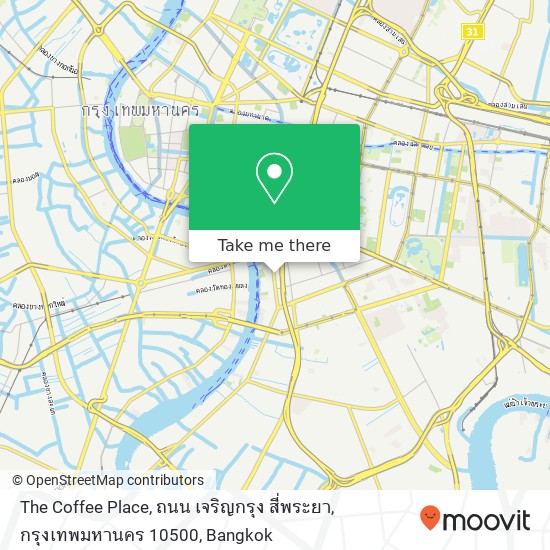 The Coffee Place, ถนน เจริญกรุง สี่พระยา, กรุงเทพมหานคร 10500 map