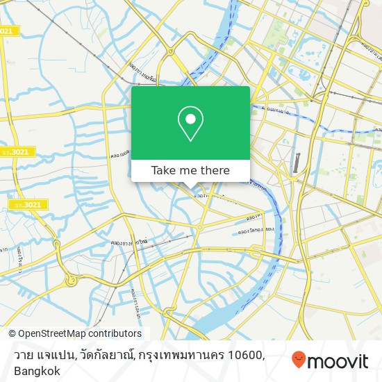 วาย แจแปน, วัดกัลยาณ์, กรุงเทพมหานคร 10600 map